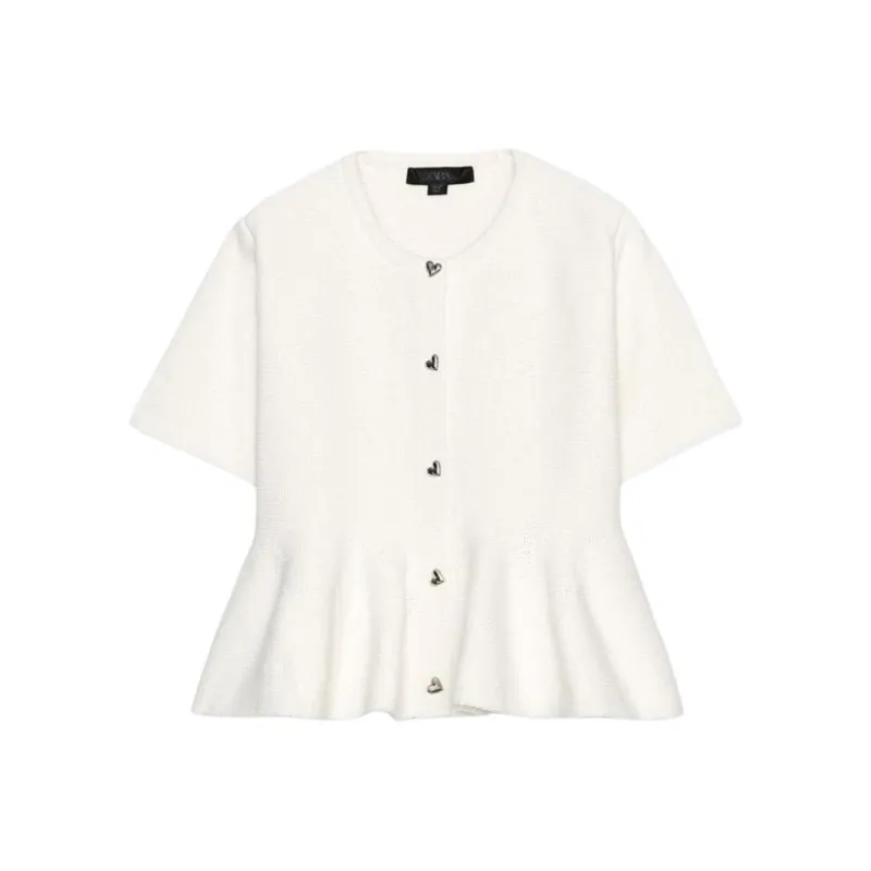 ZARA Jackets Women's White-0