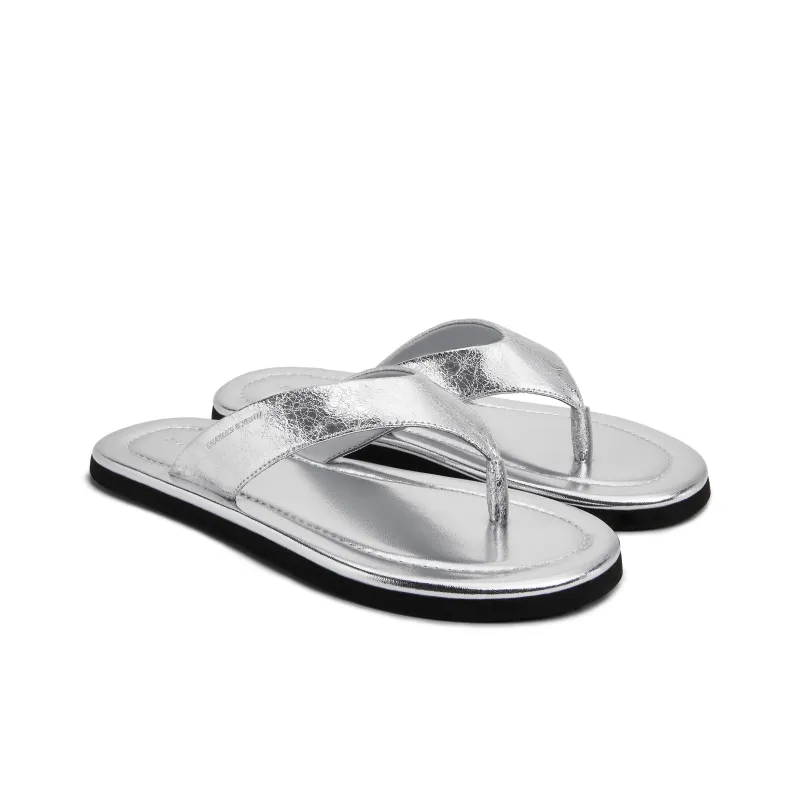CHARLES&KEITH EVA Flip Flops 1cm Women's-5