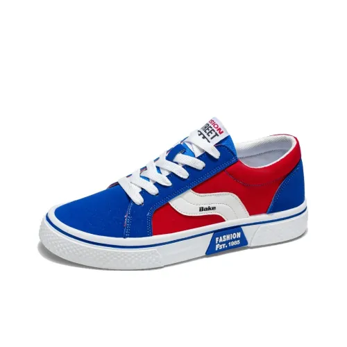 BAKE Anti Slip Wear Resistant Low Top Skateboard Shoes Men's