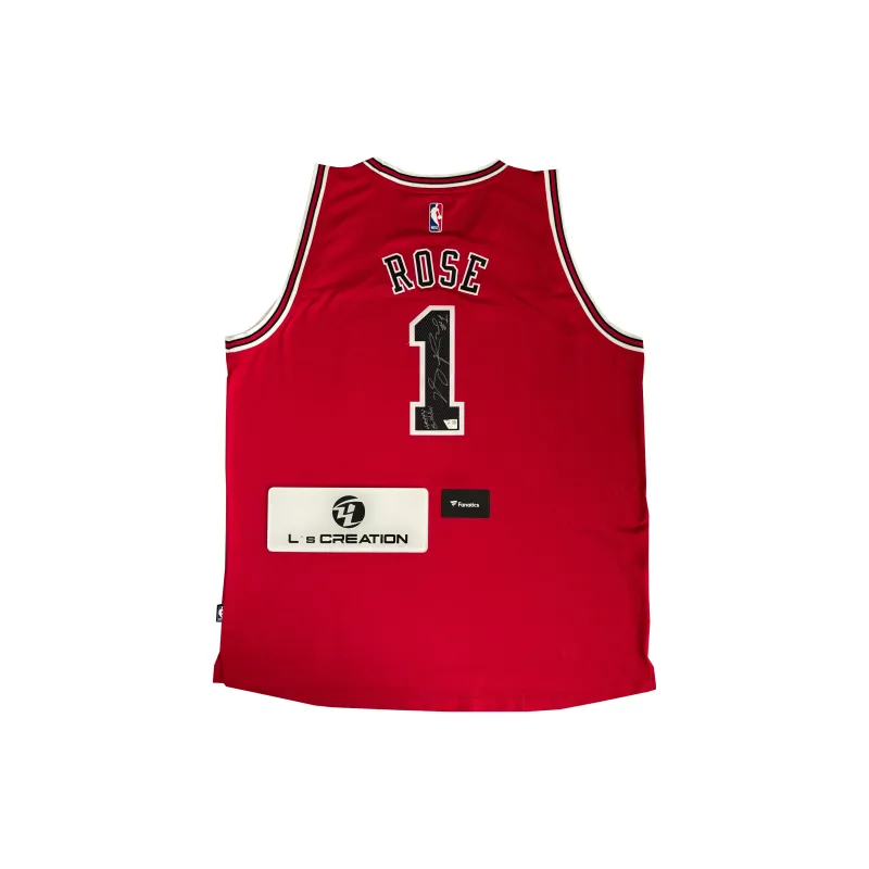 L's Creation Basketball Fan Supplies Authentic Signature Company Fanatics Certificate, Collection Highlights Red Unisex-1