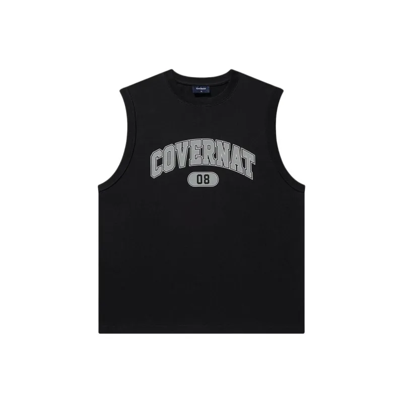 COVERNAT Tank Tops Unisex Black-0