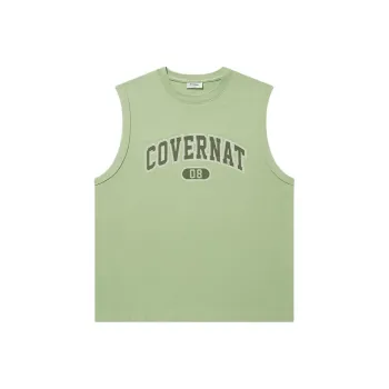 COVERNAT Tank Tops Unisex Light Green