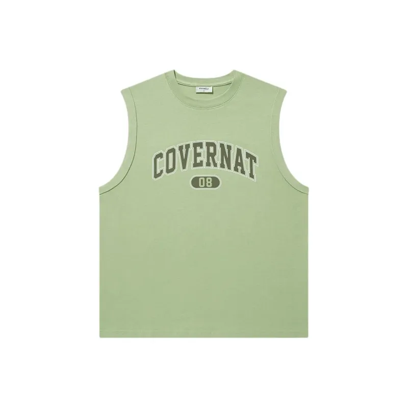 COVERNAT Tank Tops Unisex Light Green-0