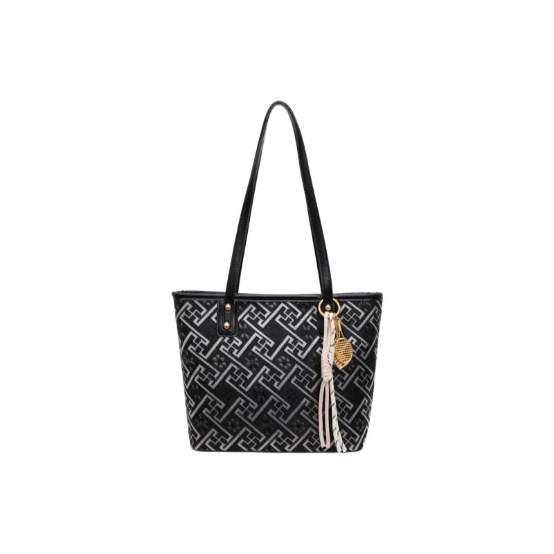 Miss Angel Fabric Shoulder Bag Women's Multicolor-7