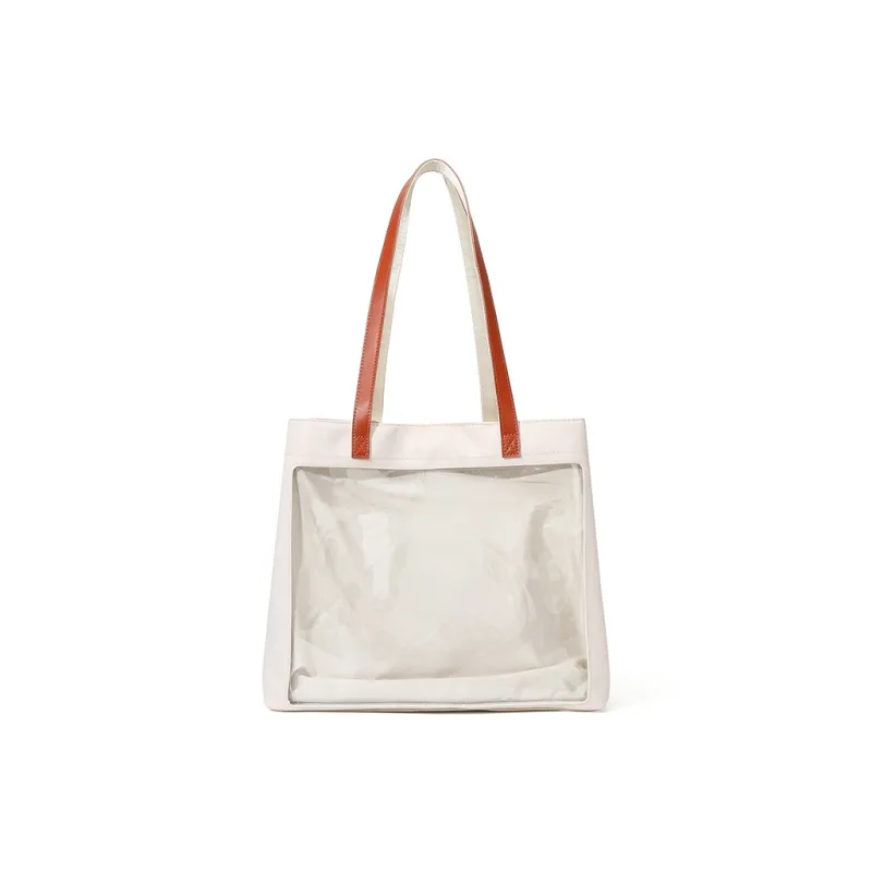 MASTER CANVAS Oxford Shoulder Bag Women's Black/Ecru-7