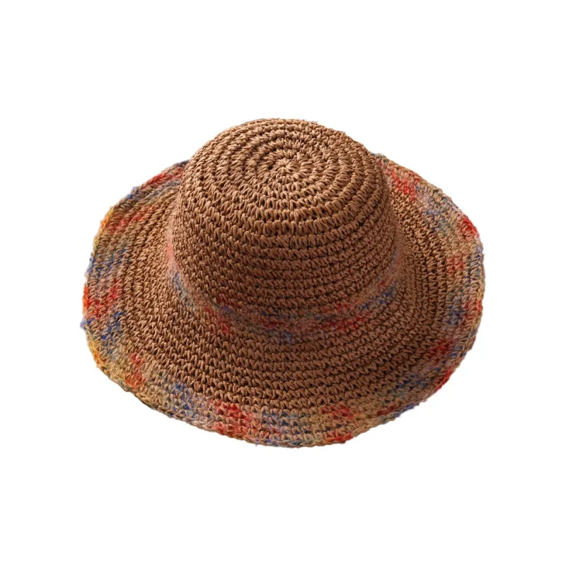Yi Bu Kang Straw Woven Bucket Hats Women's-3