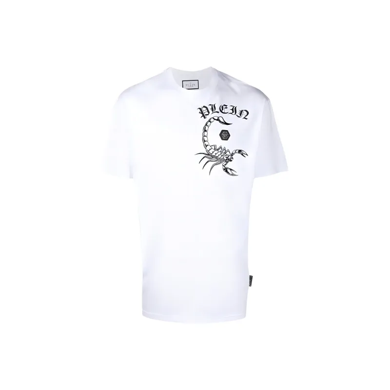 PHILIPP PLEIN Chest Logo print Detail T shirt-0
