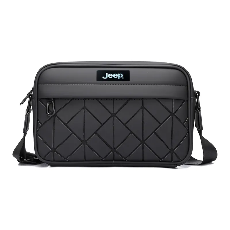 Jeep Nylon Shoulder Bag, Crossbody Bag Unisex Multicolor-4