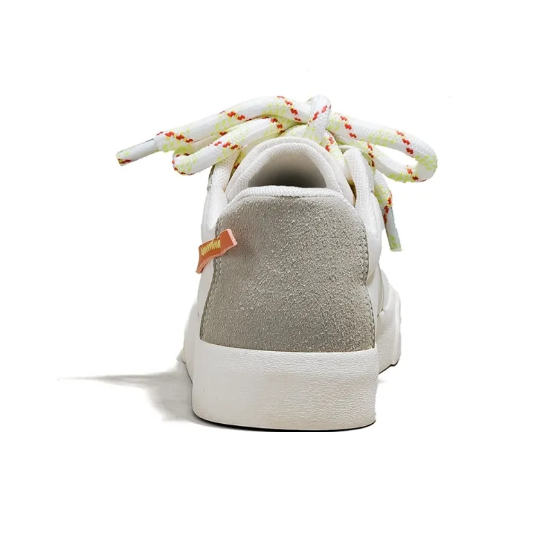 Warrior Low Top Canvas Shoes Women's Beige/Gray/Orange-5