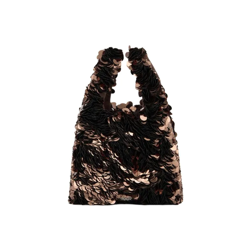 Anya Hindmarch Recycled Satin Tote Bag, Shopping Bag, Handbag Mini Women's Hazelnut-2