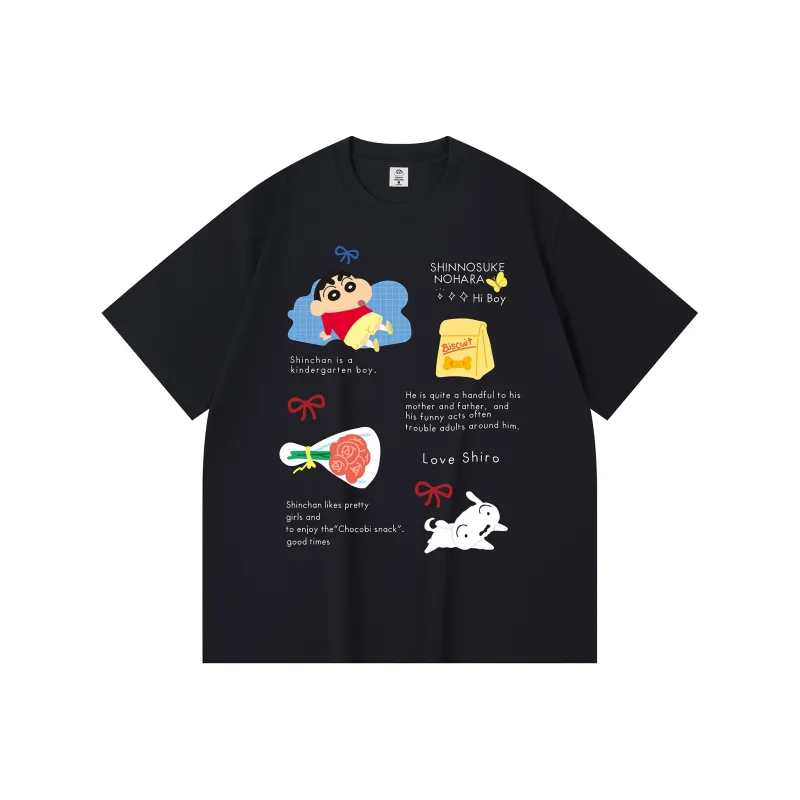 Crayon Shinchan T-Shirts Unisex-4