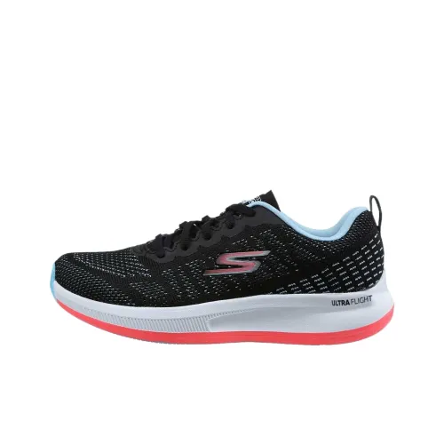 Skechers Go Run Princess Low Top Running Shoes Women's Black