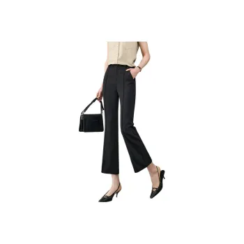 YALIDA Casual Pants Women's Meteorite Black
