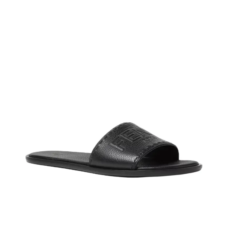 FENDI ROMA Slip Resistant Slide Slippers Men's Black-2