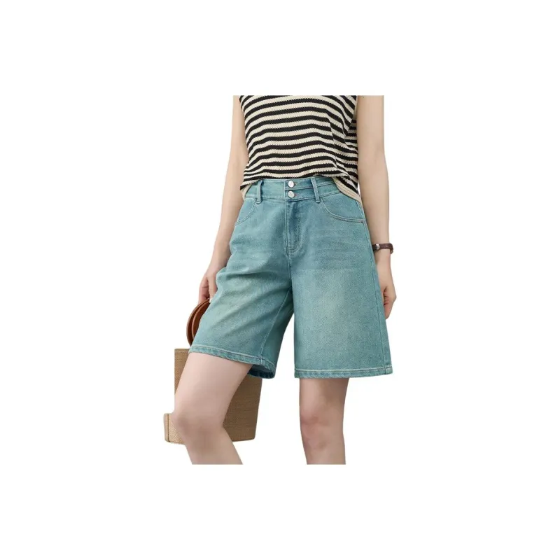 YALIDA Denim Shorts Women's-2