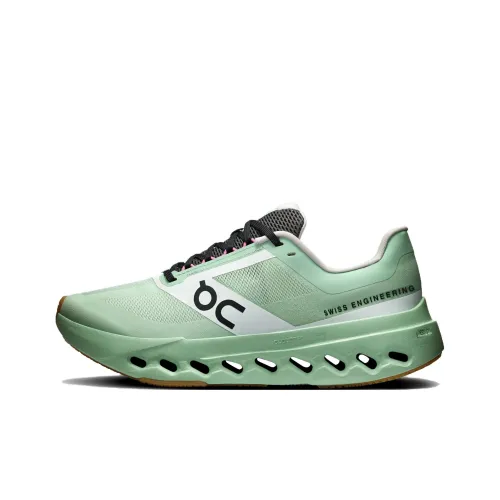 On Cloudsurfer Next Low Top Running Shoes Men's Green