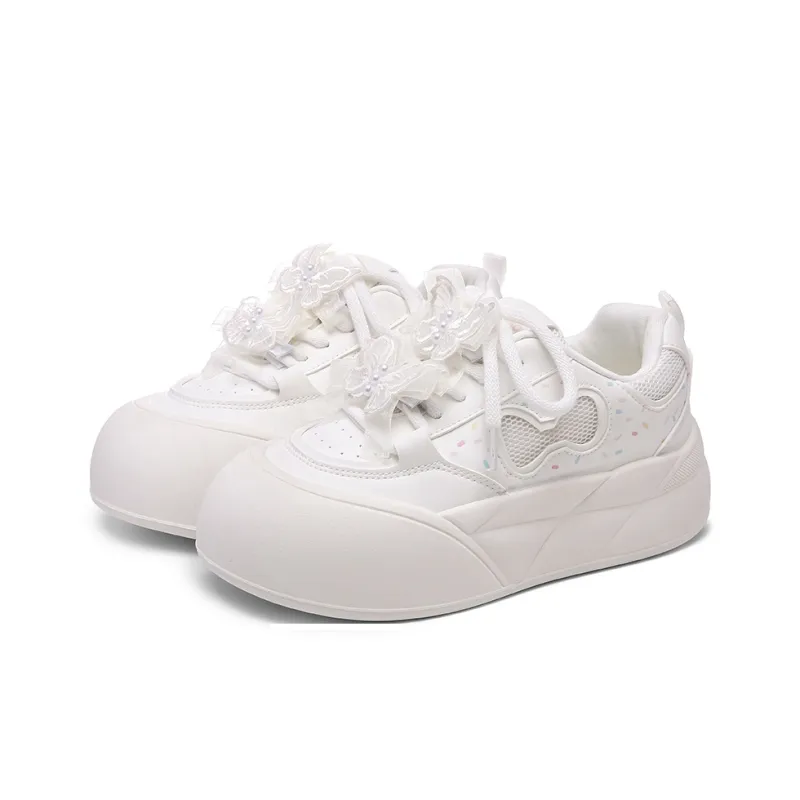 Cob Abrasion Resistant Lightweight Slip Resistant Low Top Skateboard Shoes Women's-2