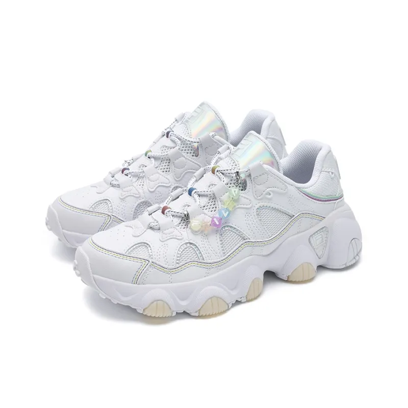 FILA JAGGER SUMMER Multicolor Early Summer, Claw Shoes Abrasion Resistant Breathable Low Top Casual Shoes Women's White-2