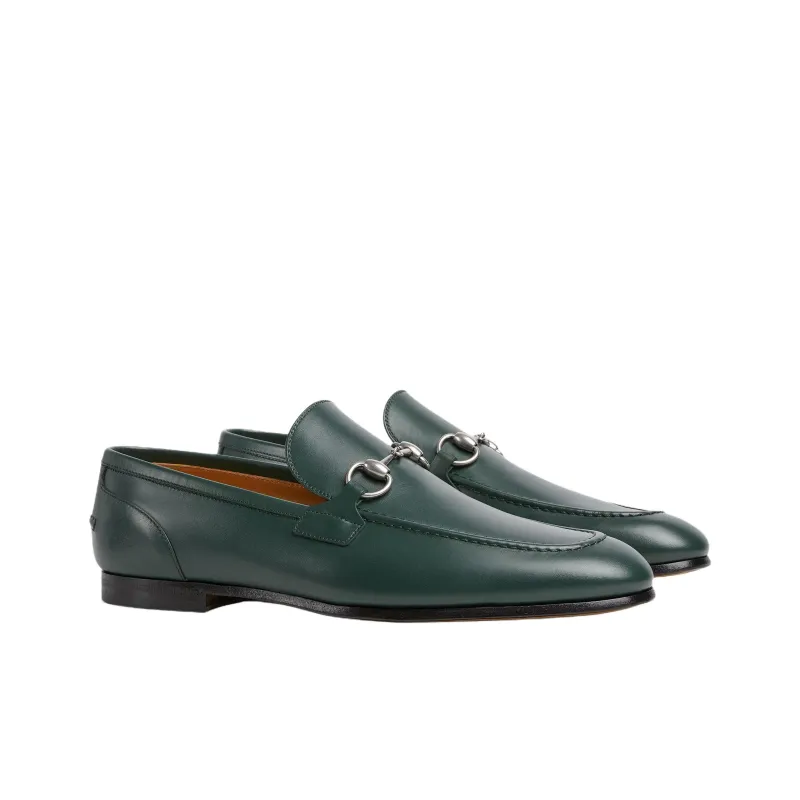 GUCCI Jordaan Loafers Men Dark Green-2