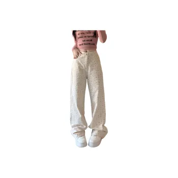 GOSO Casual Pants Women's Ecru Floral