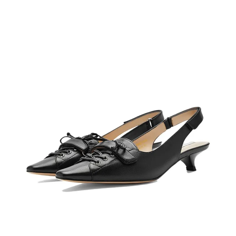 NINE WEST Cone Heel High Heels 4.3cm Women's-3