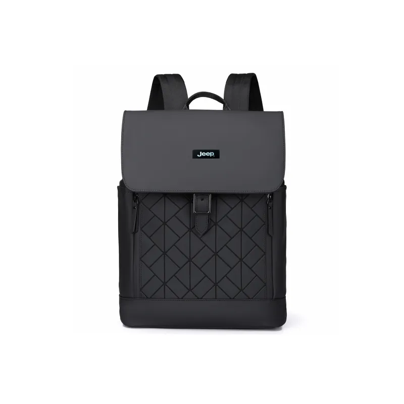 Jeep Nylon Backpack Unisex Black-4