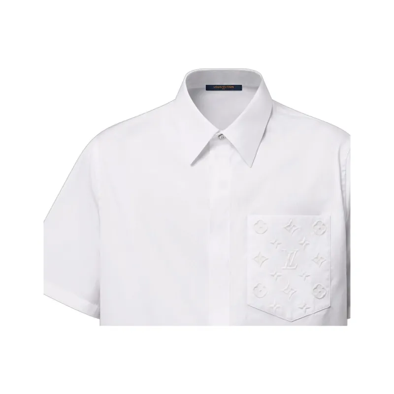 LOUIS VUITTON Monogram Pocket Short Sleeved Shirt-3