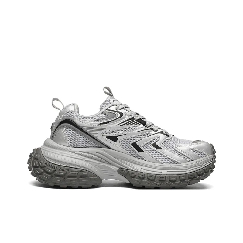 ZHR Glacier Future Collection Cushioning, Abrasion Resistant, Breathable, Lightweight Low Top Chunky Sneakers Unisex-13