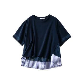 CHABER T Shirts Women's Navy Blue