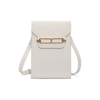 ROBERTA DI CAMERINO Cow Leather Crossbody Bag, Shoulder Bag Women's White