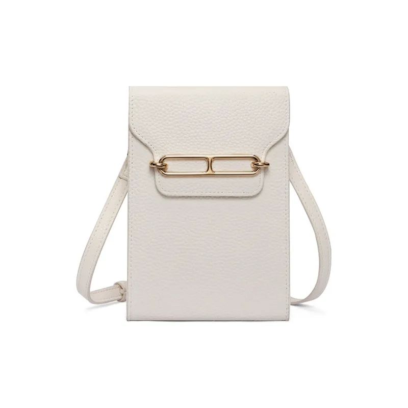 ROBERTA DI CAMERINO Cow Leather Crossbody Bag, Shoulder Bag Women's White-0