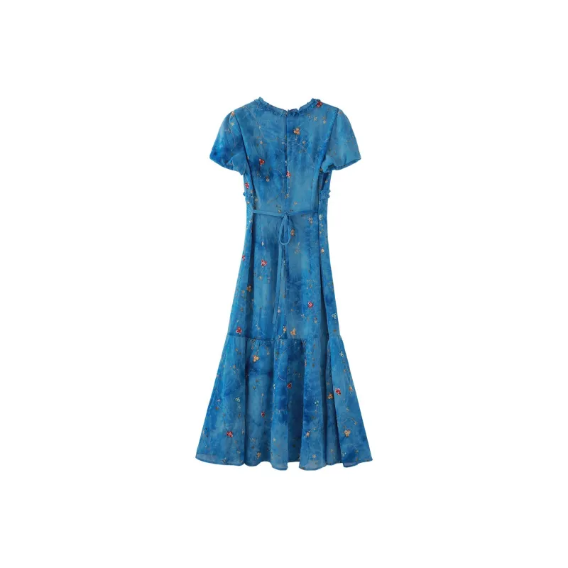 Zukizuki Short Sleeved Dress Women's-1