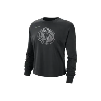 Nike Dallas Mavericks Courtside Women's Nike Nba Shine Boxy Long Sleeve T Shirt