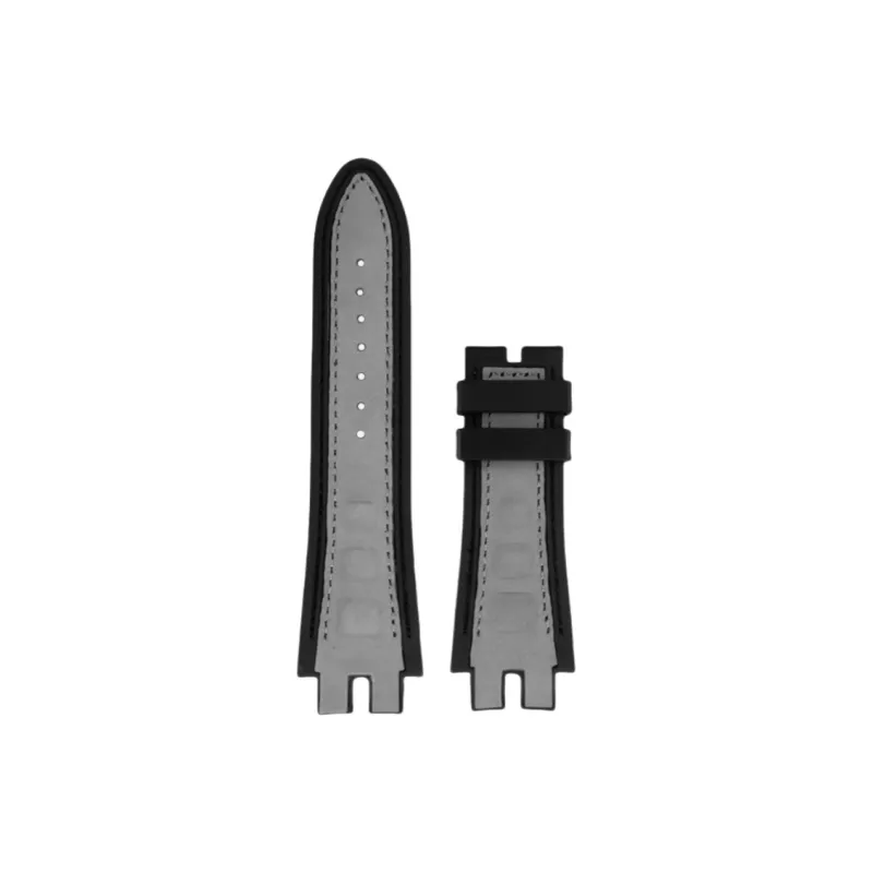 Craftsman Roger Dubuis Compatibility Watch Band Cow Leather, Silicone Material-1