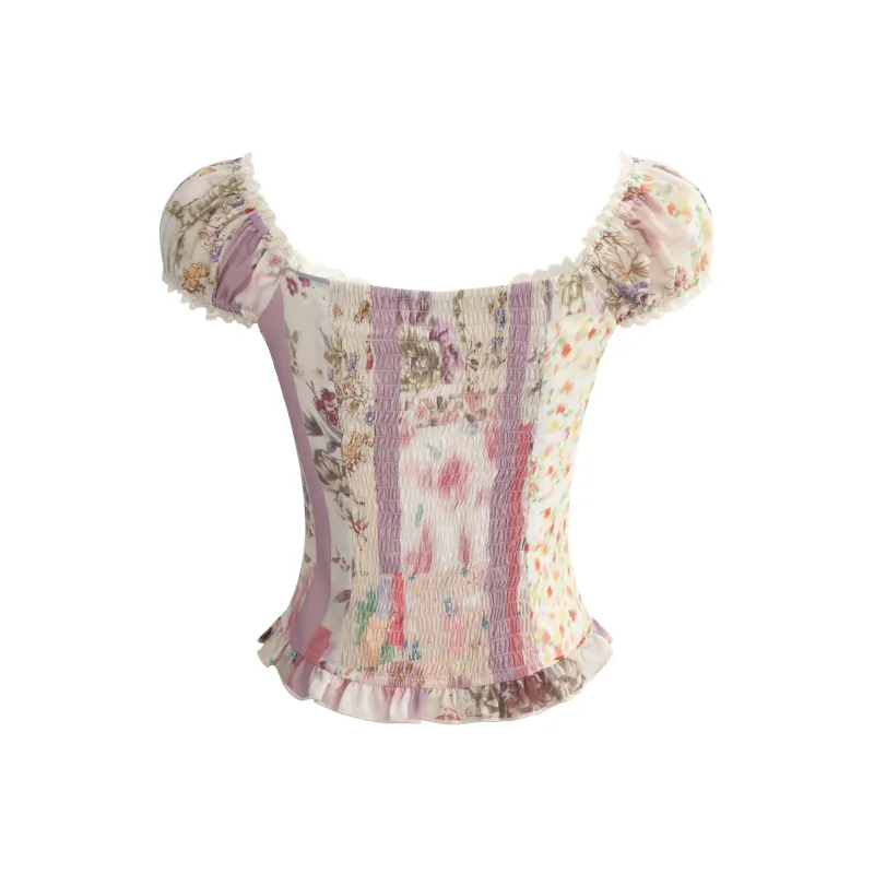 Unifree Chiffon Shirts Women's Apricot-1