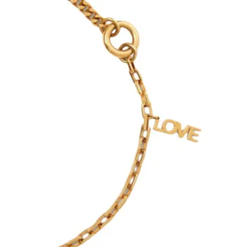 Burberry Gold Plated Necklaces Women's Light Gold