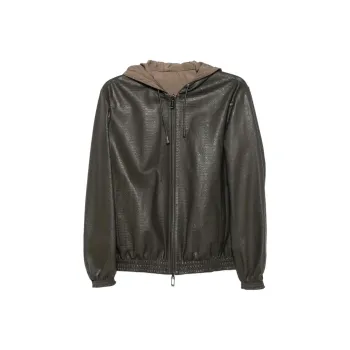 EMPORIO ARMANI Logo debosssed Jacket