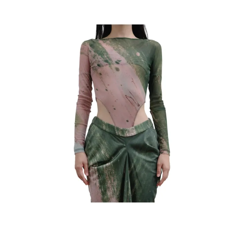 Oude Waag Bodysuits Women's Green Pink-0