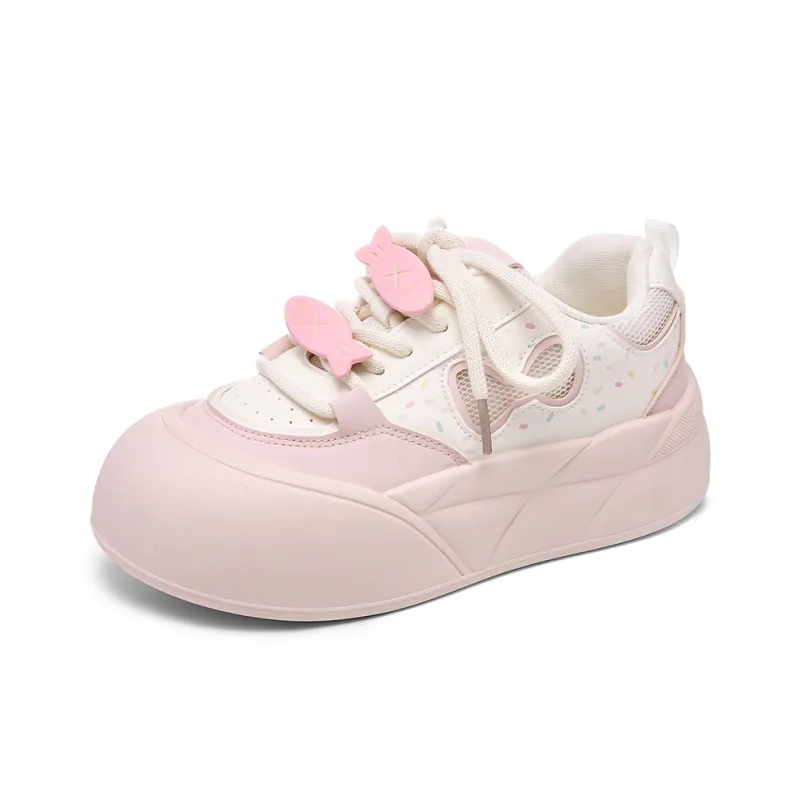 Lovely You Wear resistant And Lightweight Low Top Skateboard Shoes Women's-1