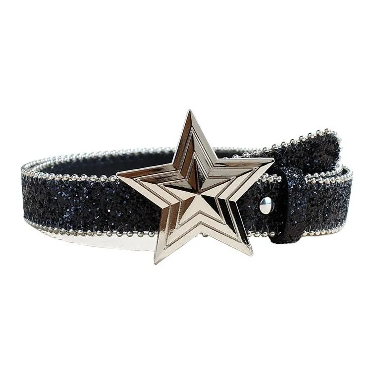 JEANSWEST PU Leather Belts Women's 2.8CM-3