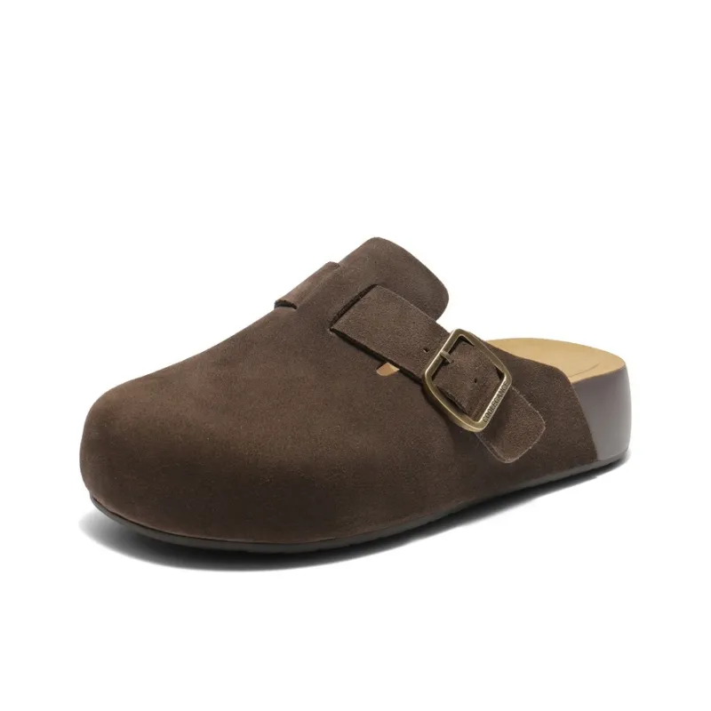 BELLE Rubber Sole Closed Toe Slippers Men's-1