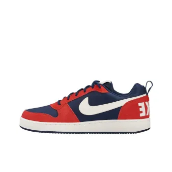 Nike Court Borough Anti Slip Wear Resistant Low Top Skateboard Shoes Men's Red Blue