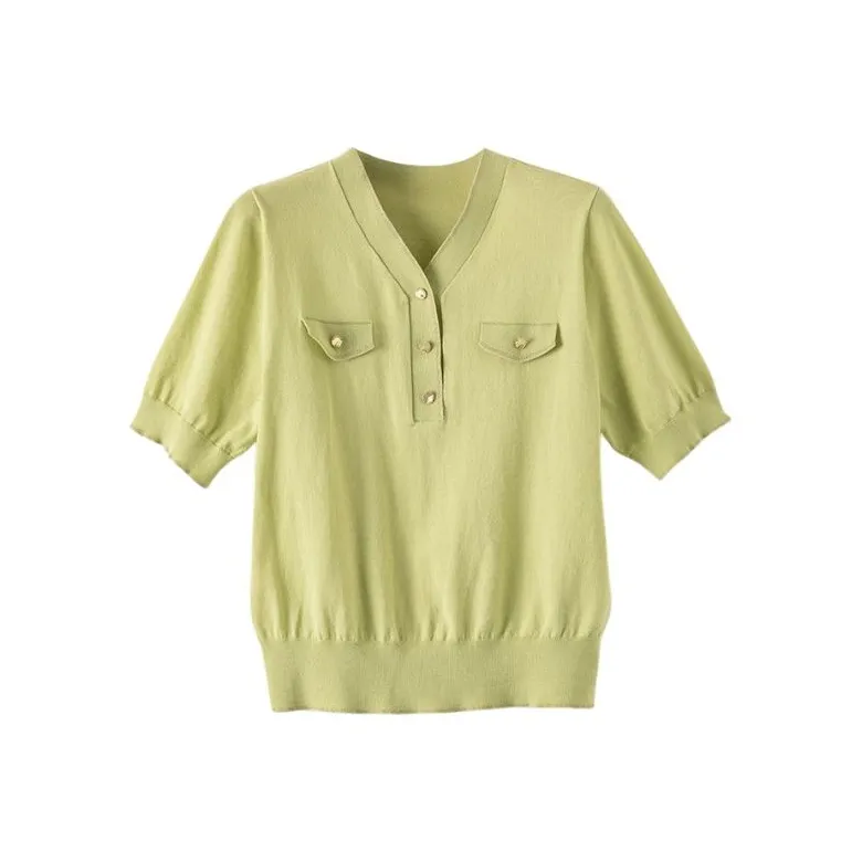 Late White Knitwear Women's Green-0