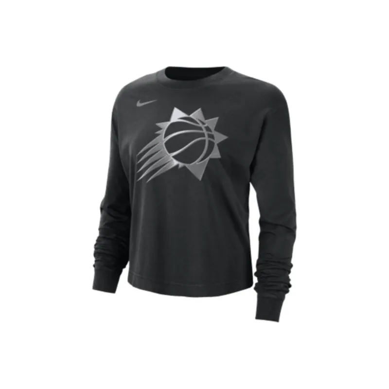 Nike Phoenix Suns Courtside Women's Nike Nba Shine Boxy Long Sleeve T Shirt-0
