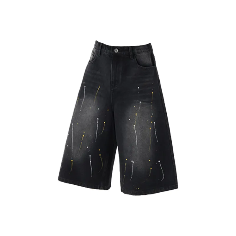 HKRXEC Denim Shorts Men-6