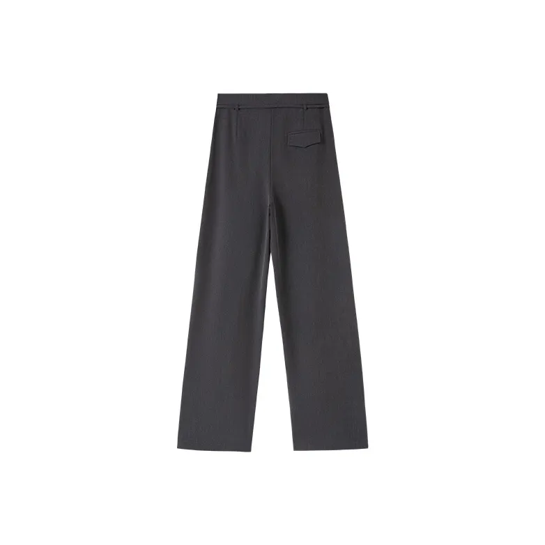 XIANGYING Casual Pants Women's Gray-1