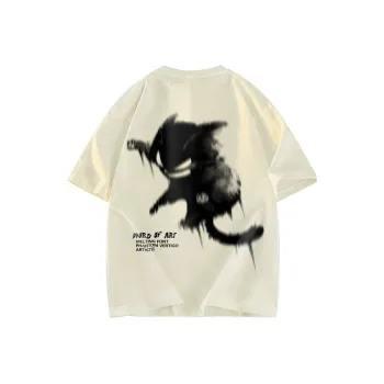 A02 T-Shirts Unisex Light Beige Apricot