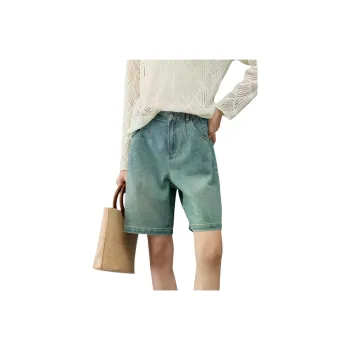 YALIDA Denim Shorts Women's Nostalgic Blue
