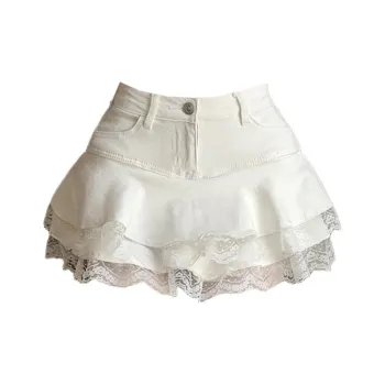 MISS VIGOR Denim Short Skirts Women's