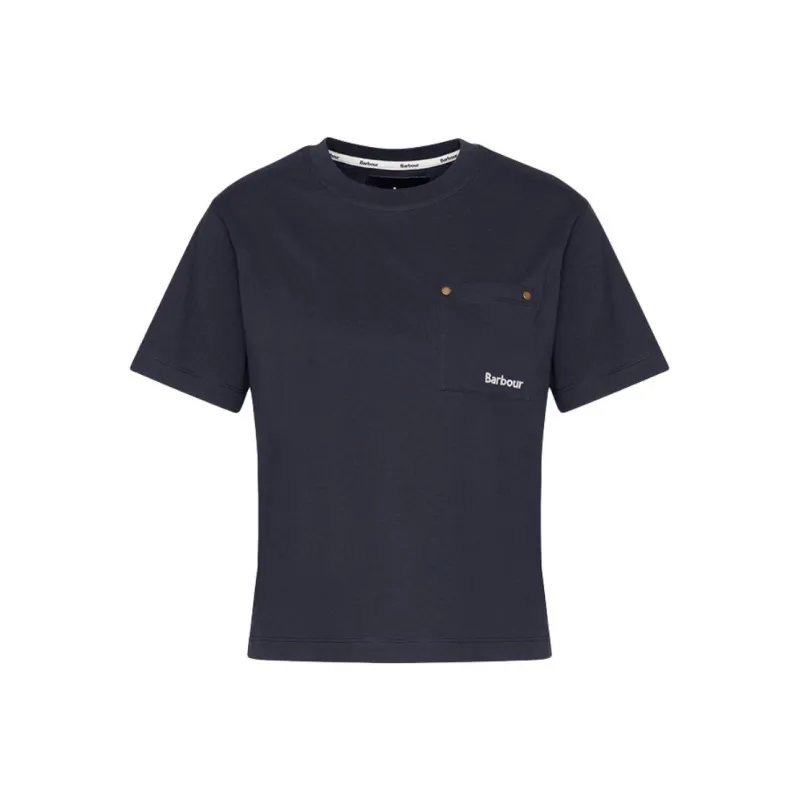 BARBOUR SS25 Regular T Shirt Women's Black-0